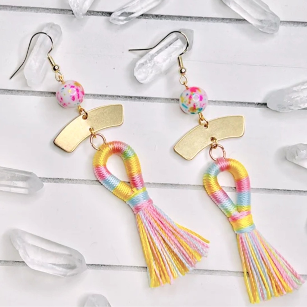 Handmade Pastel Sunny Day Earrings